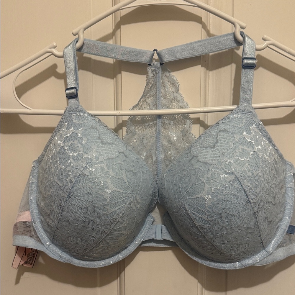 Victoria's Secret Light Blue Lace Bra